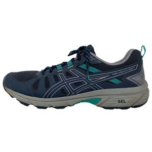ASICS GEL-Venture 7 Women Size 9.5 Purple Blue Athletic Running Shoes 1012A476